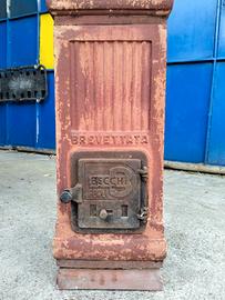 stufa anni '40 in terracotta