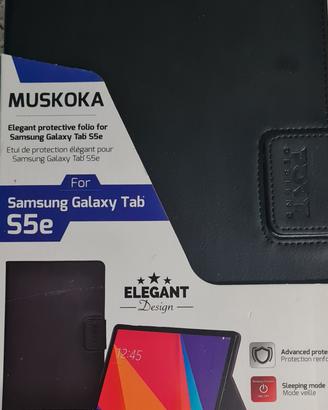 Cover pelle rinforzata Samsung Tab S5e