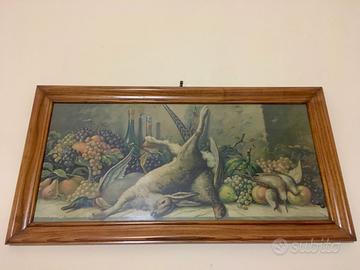 Quadro con cornice massello artigianale