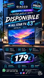ALLSTAR SMART TV 43” FULL HD