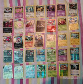 Lotto 40 carte Pokémon italiane