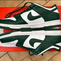 Nike Dunk Low Michigan State Green