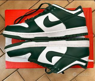 Nike Dunk Low Michigan State Green