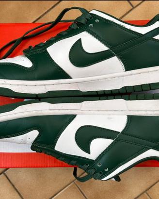 Nike Dunk Low Michigan State Green