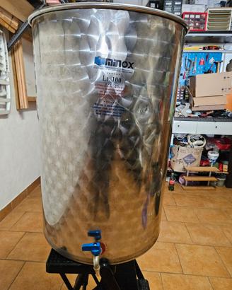 Serbatoio Minox  in acciaio inox per vino da 100L
