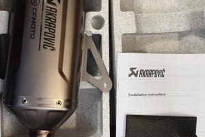 CF moto 450 Akrapovic 