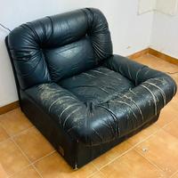 Poltrona in pelle modello Panarea Lev