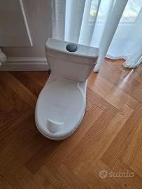 vasino fatto a water bianco di plastica 