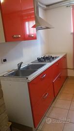 cucina colore rossa lucida