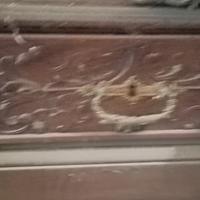 vecchio armadio in noce massello con specchi