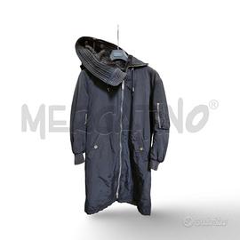 GIACCA DONNA LOVE MOSCHINO NERO CAPPUCCIO PELO