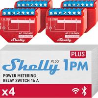 Shelly Plus 1PM, Interruttore a Relè, Wi-Fi e Blue
