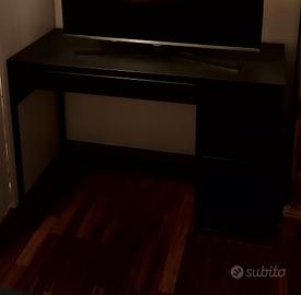 scrivania ikea nera modello Micke