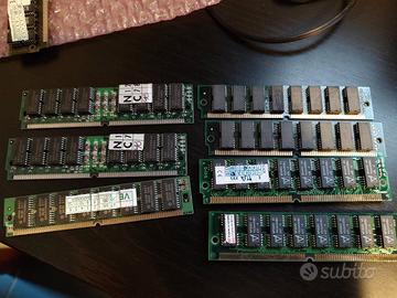 Lotto 17 RAM Vintage PC e Stampanti Non Testate