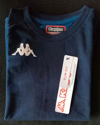 Maglietta Bambino kappa blue marine 10 anni