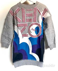 Vestito Kenzo Paris bambina 4 anni felpato