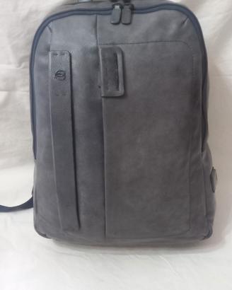 zaino piquadro blue in pelle 