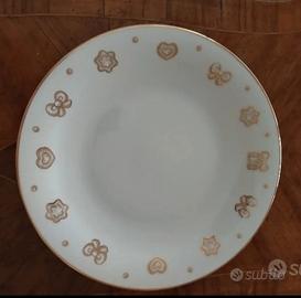 Piatto da portata Thun Natale  decori oro