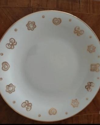Piatto da portata Thun Natale  decori oro