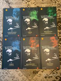 Lotto 6 Libri con CD Arturo Toscanini