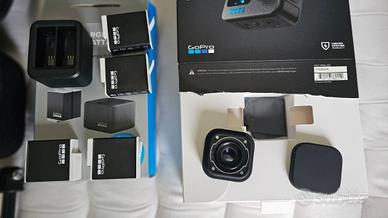 Gopro Hero 12 + Max Lens Mod 2.0 + 4x batt. enduro