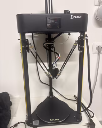 stampante 3D delta FLSUN Q5 più accessori