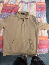 Felpa mezza zip polo ralph lauren