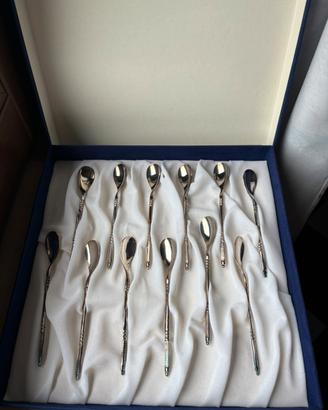 Servizio cucchiaini argento