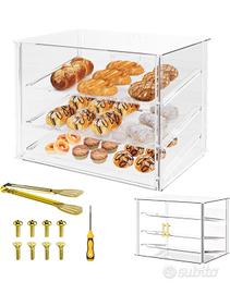  Espositore per pasticceria con 3 vassoi 