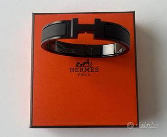 bracciale hermes Clic HH So Black nuovo unisex