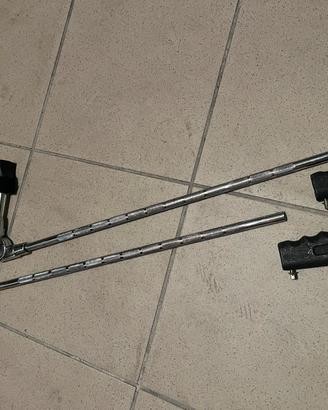 Asta per piatto batteria - singola o coppia