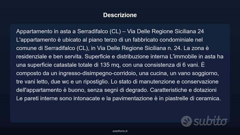 Appartamento – Serradifalco - Vista 4