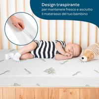 Materasso Lettino 60x120 Aloe Vera + Cuscino