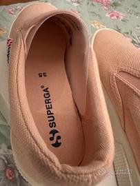 Superga 2740 Platform Slipon pink blush avorio nr3