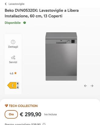 Vento lavastoviglie come nuova