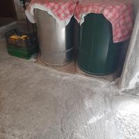 Contenitore olio in acciaio inox