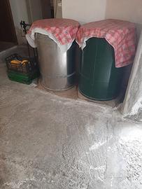 Contenitore olio in acciaio inox