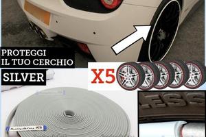 PROTEZIONE CERCHI in lega MASERATI Bordino BIANCO