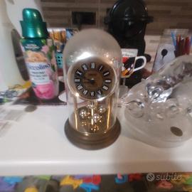 orologio da tavolo e Gatto in vetro e termos