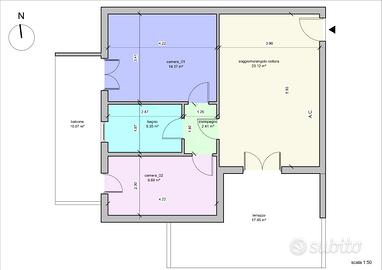 Attico ponte di nona