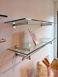 mensole in cristallo