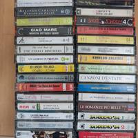 Stock 35 musicassette - artisti italiani e stranie