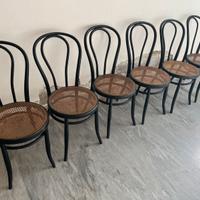 Sedie d’epoca in legno