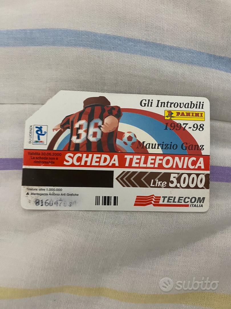 Carte Téléphonique Collection Maurizio Ganz Panini 1997-98 - Rare, Occasion
