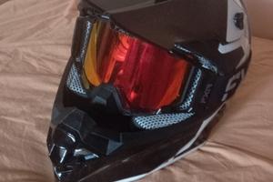 Casco Cross FXR Race Division + Maschera FXR pari 