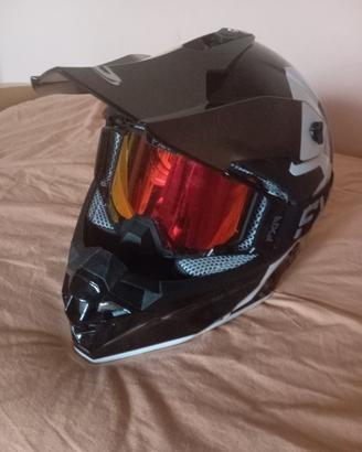Casco Cross FXR Race Division + Maschera FXR pari 