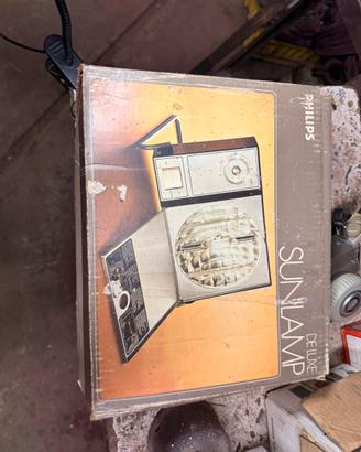 Philips Sunlamp Deluxe vintage completa