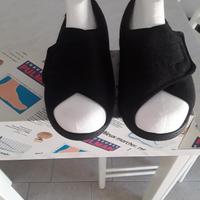 sandalo nero ortopedico n.40