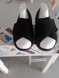 sandalo nero ortopedico n.40