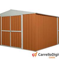 Box prefabbricato in acciaio 360x430 legno chiaro